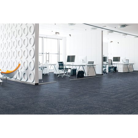 Mohawk Mohawk Elite 24 x 24 Carpet Tile with Colorstrand Nylon Fiber in Navy 96 sq ft per carton EQ310-593